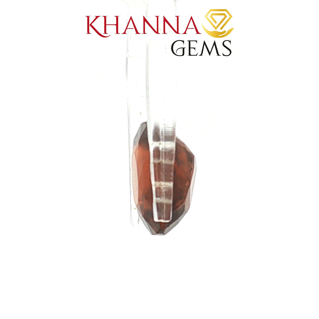 5.60/Carat Natural Hessonite Stone with Govt. Lab Certificate-106923)