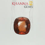 Load image into Gallery viewer, 8.07/Carat Natural Hessonite Stone with Govt. Lab Certificate-107378