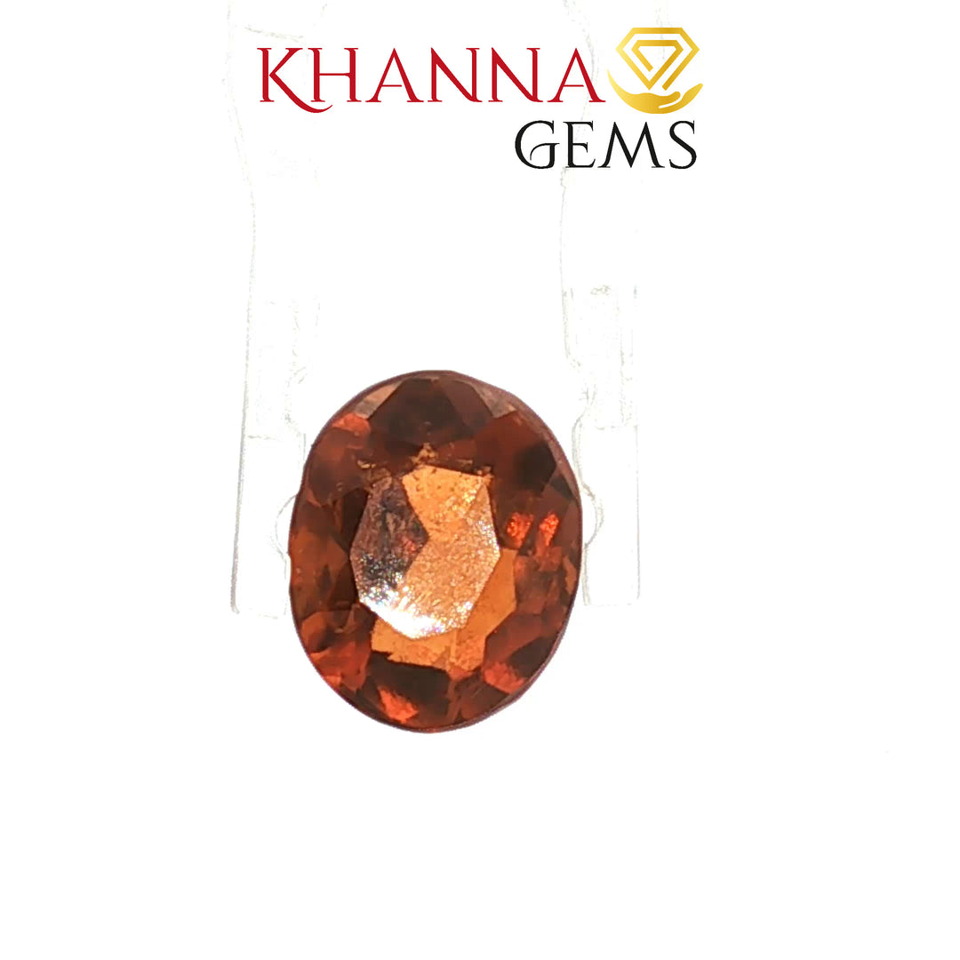 3.87/CT Natural Hessonite Stone with Govt. Lab Certificate-1073D1409