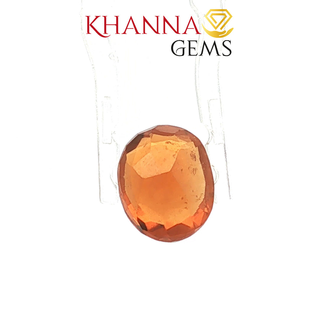 3.87/CT Natural Hessonite Stone with Govt. Lab Certificate-1073D1409