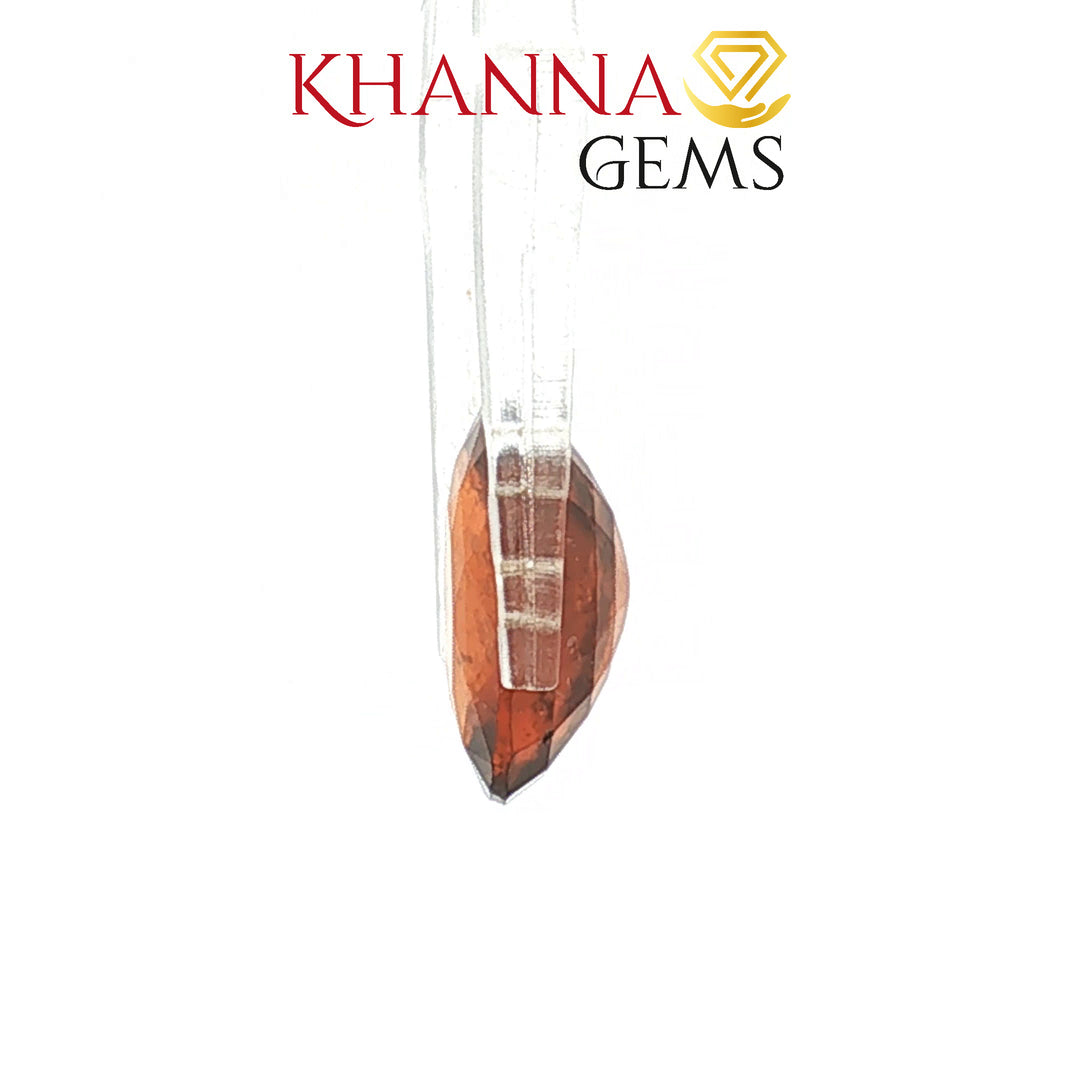 4.46/Carat Natural Hessonite Stone with Govt. Lab Certificate-107550