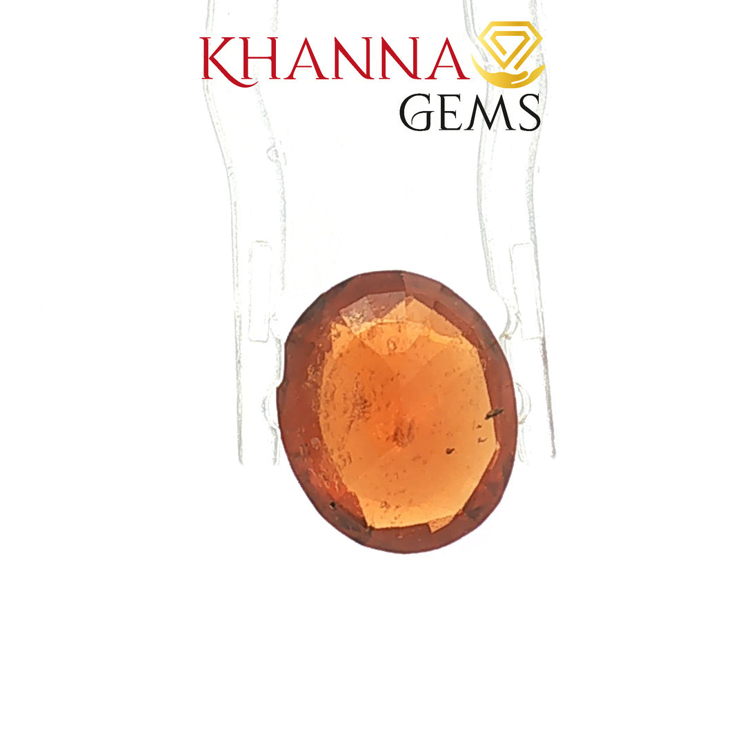 4.46/Carat Natural Hessonite Stone with Govt. Lab Certificate-107550