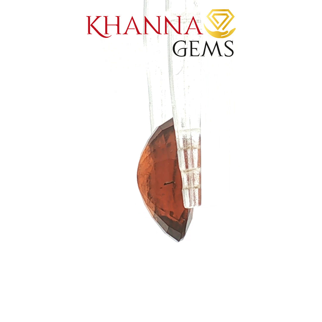 4.46/Carat Natural Hessonite Stone with Govt. Lab Certificate-107550