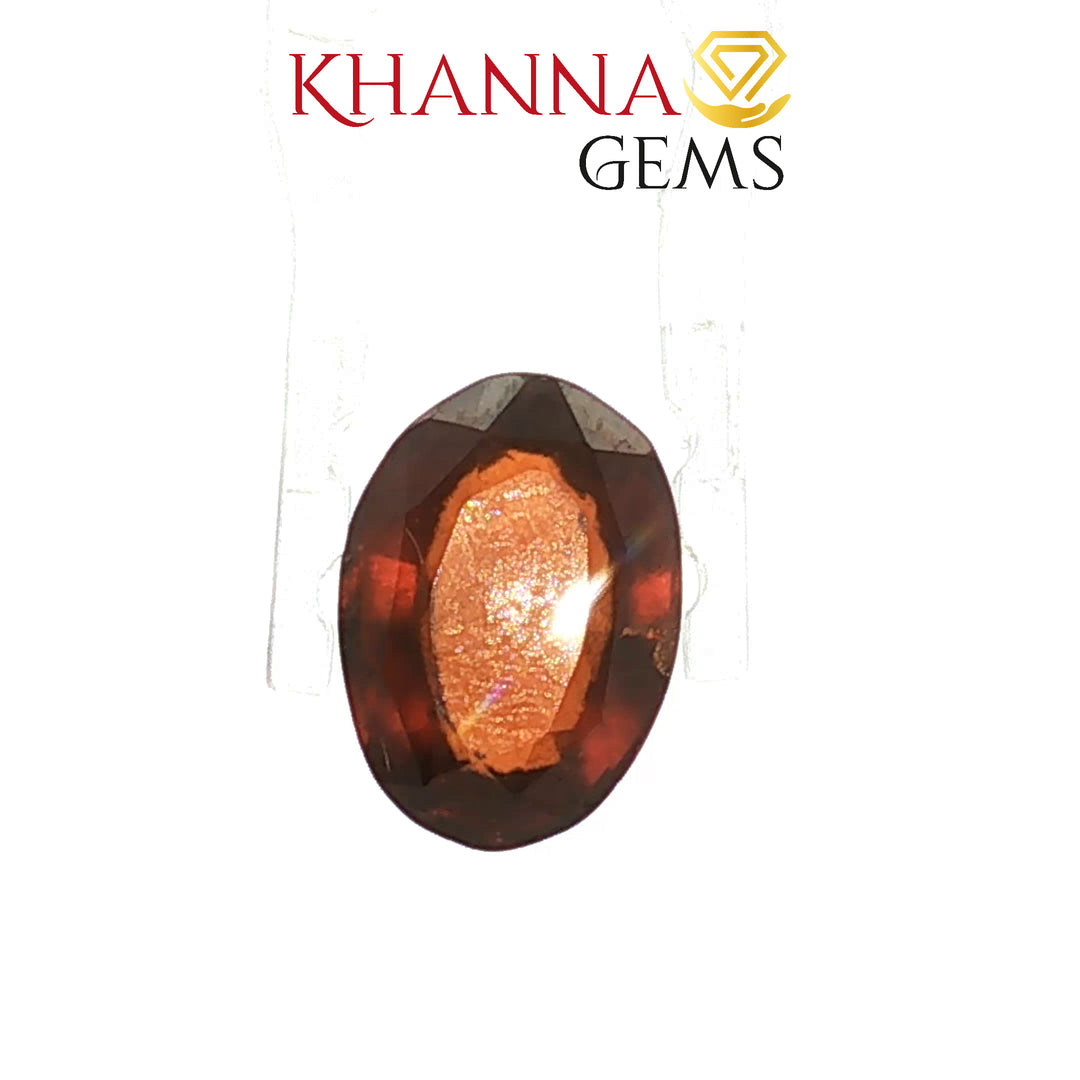 4.47/Carat Natural Hessonite Stone with Govt. Lab Certificate-107583