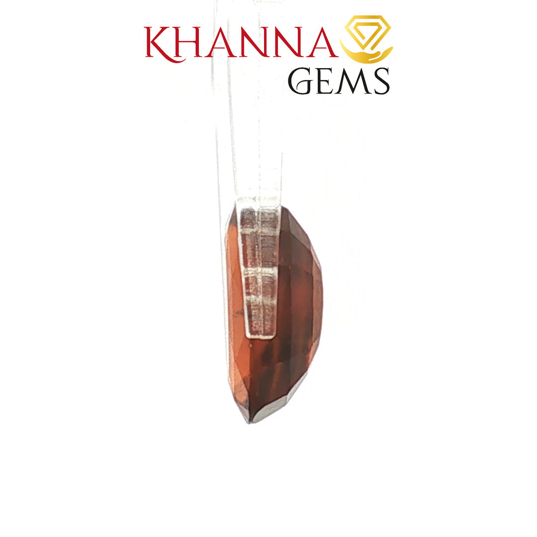 4.47/Carat Natural Hessonite Stone with Govt. Lab Certificate-107583