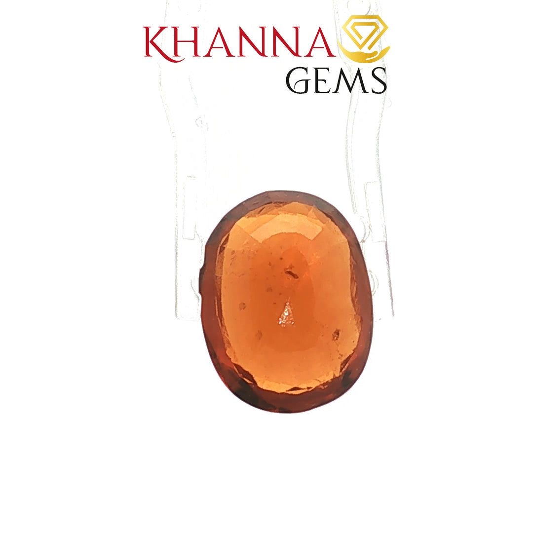 8.30/Carat Natural Hessonite Stone with Govt. Lab Certificate-114428