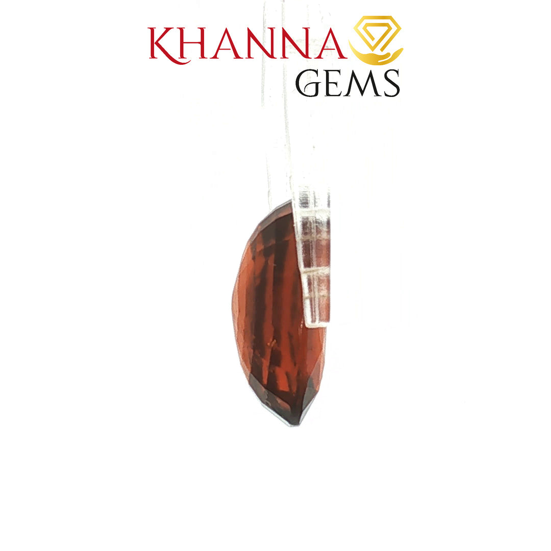 8.30/Carat Natural Hessonite Stone with Govt. Lab Certificate-114428