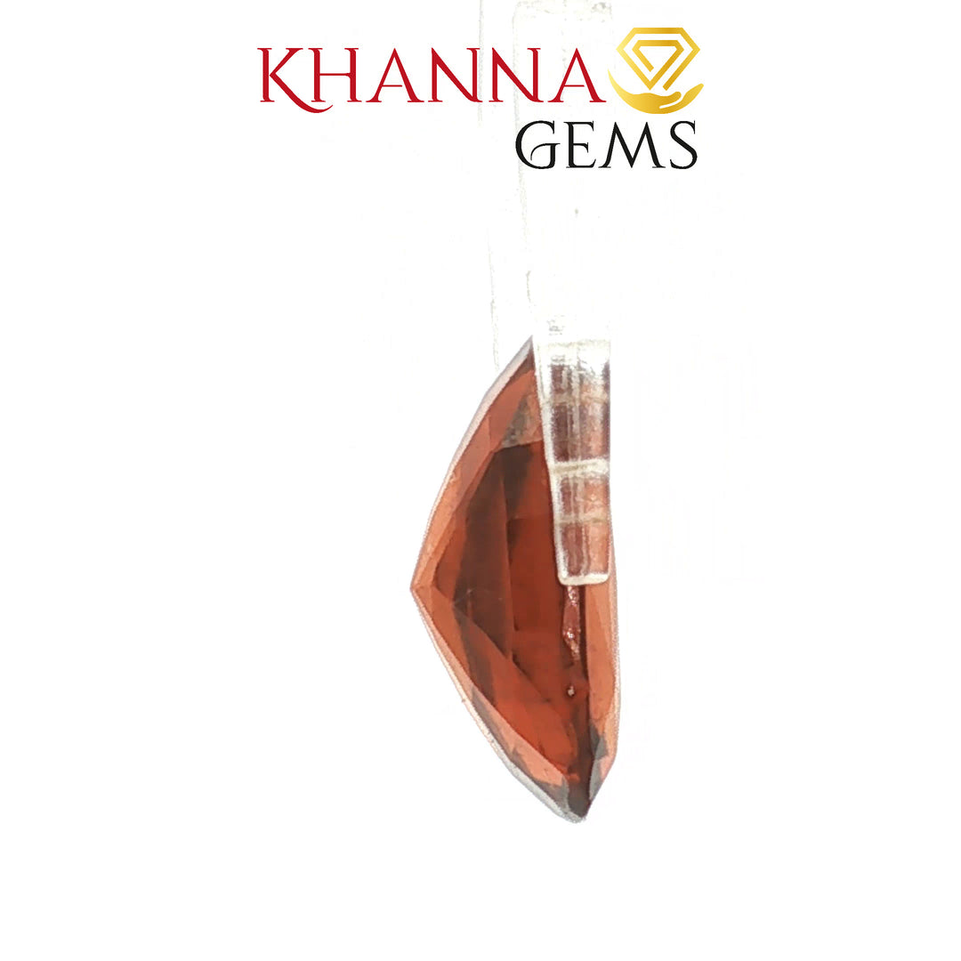7.42/Carat Natural Hessonite Stone with Govt. Lab Certificate-115111