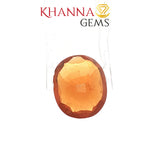 Load image into Gallery viewer, 8.25/Carat Natural Hessonite Stone with Govt. Lab Certificate-115116
