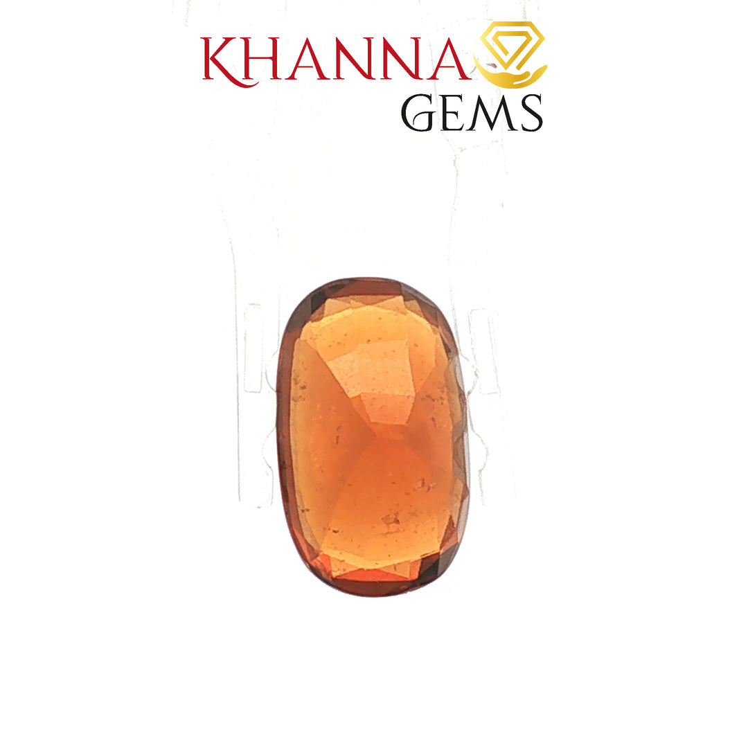 7.44/Carat Natural Hessonite Stone with Govt. Lab Certificate-115335