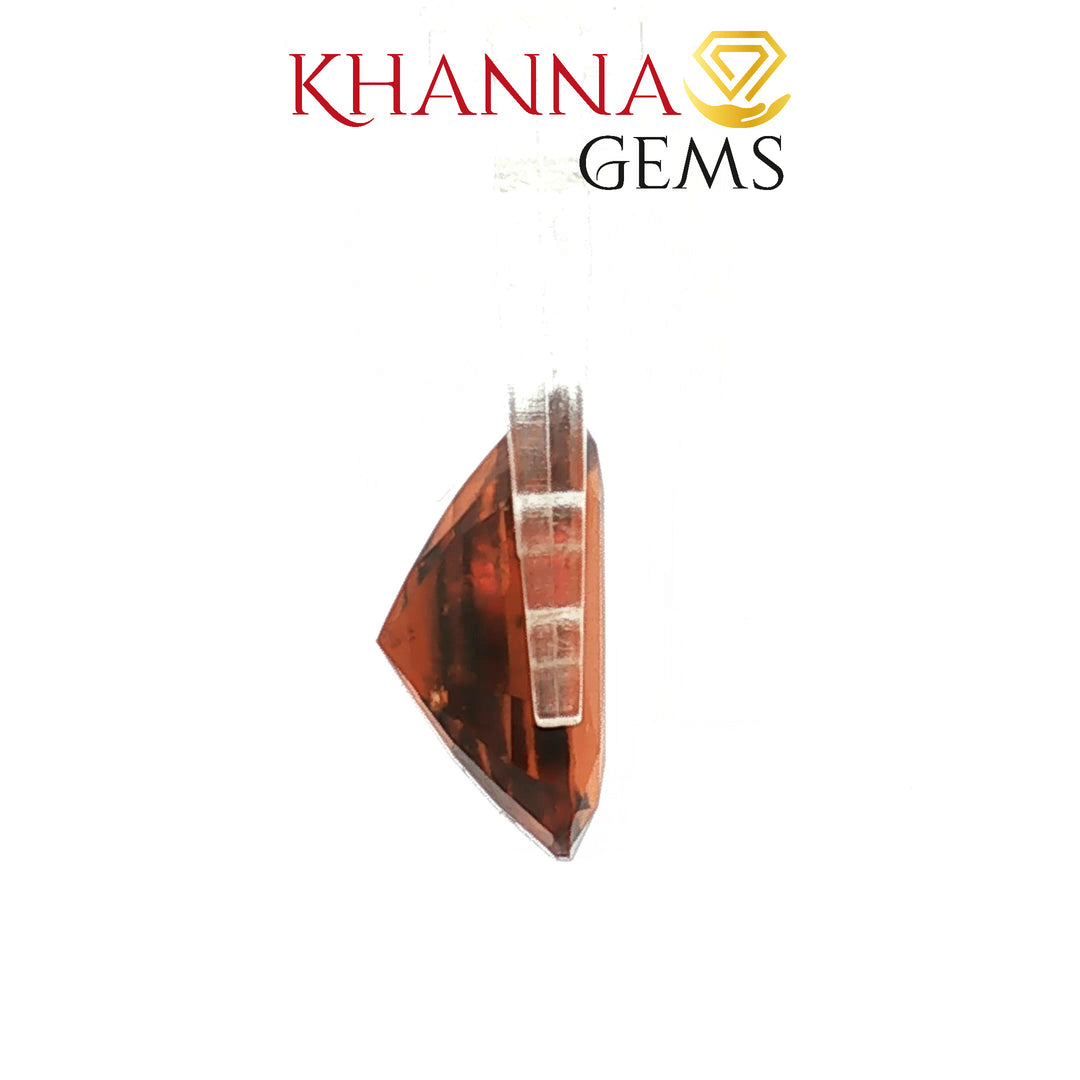 7.44/Carat Natural Hessonite Stone with Govt. Lab Certificate-115335