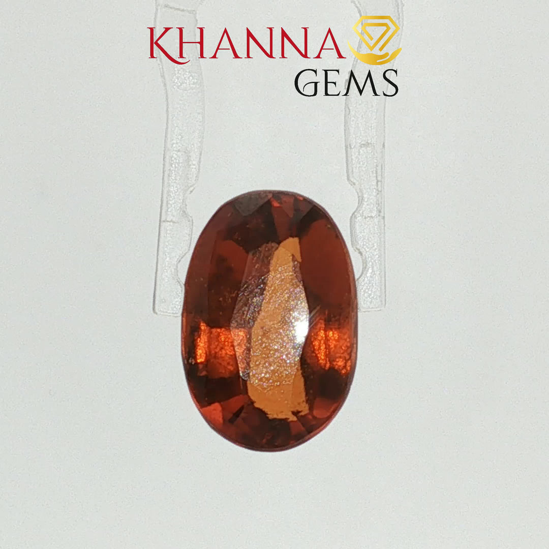 6.56/CT Natural Hessonite Stone with Govt. Lab Certificate-2305D6644
