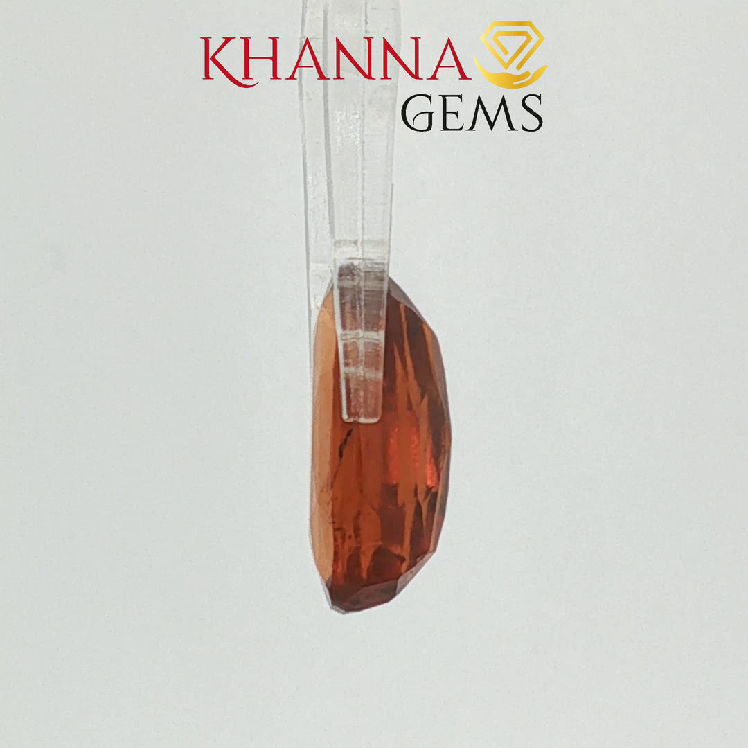 6.56/CT Natural Hessonite Stone with Govt. Lab Certificate-2305D6644