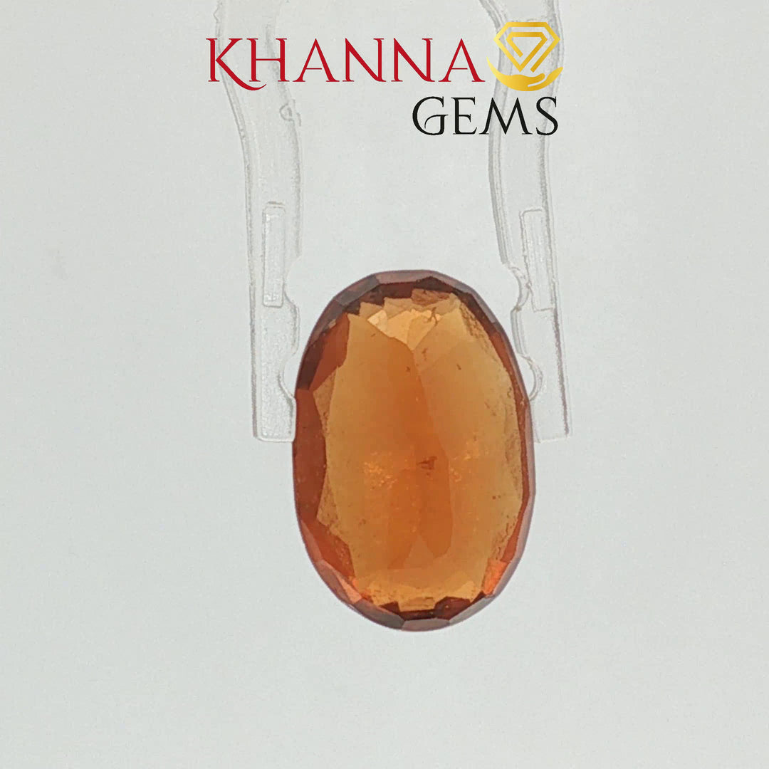 6.56/CT Natural Hessonite Stone with Govt. Lab Certificate-2305D6644