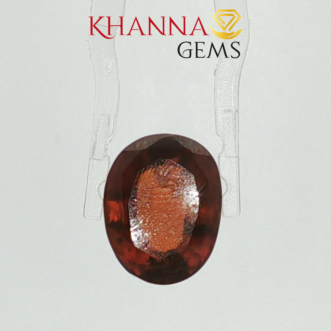 7.54/CT Natural Hessonite Stone with Govt. Lab Certificate-2305D6652
