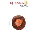 Load image into Gallery viewer, 4.40/Carat Natural Hessonite Stone with Govt. Lab Certificate-77703