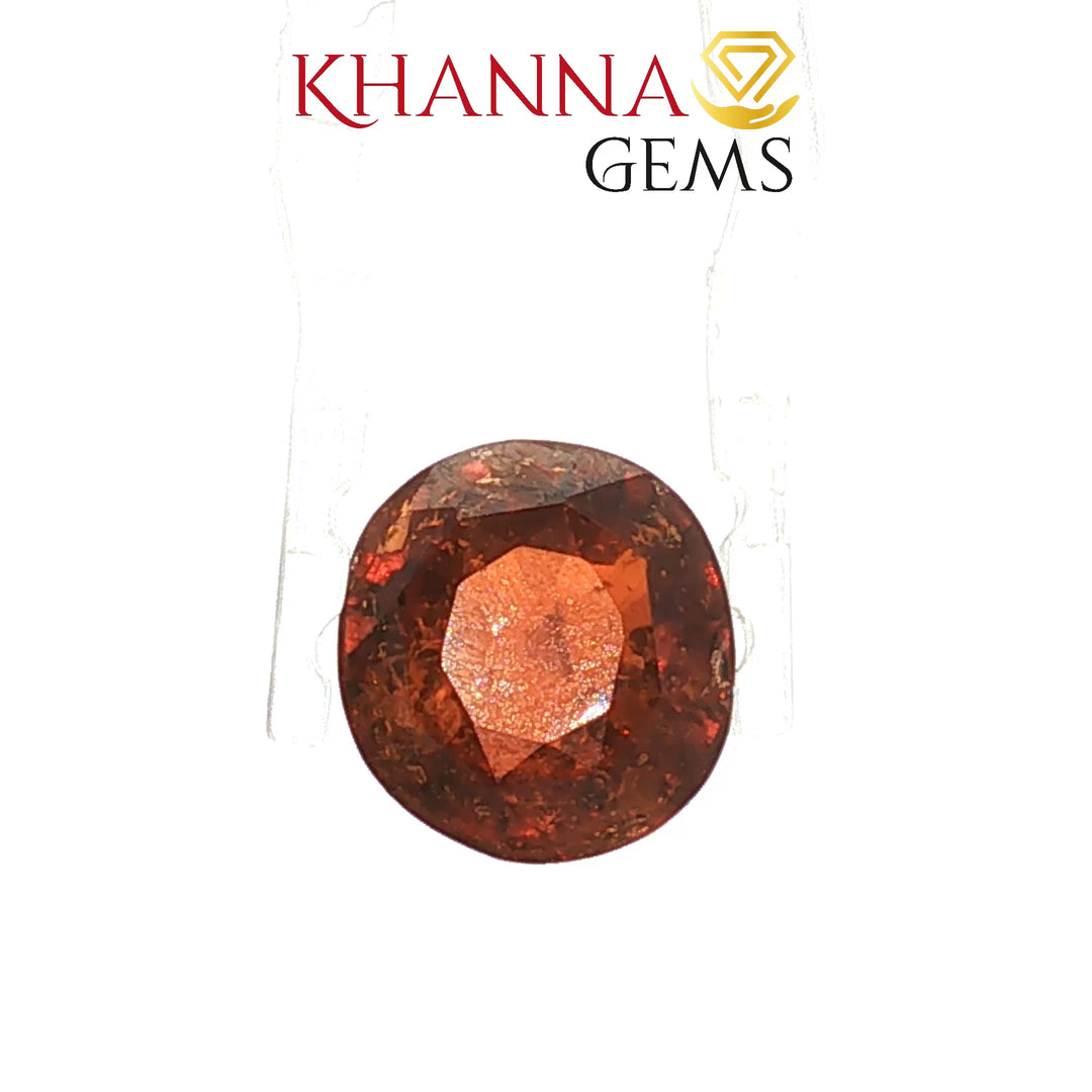 4.40/Carat Natural Hessonite Stone with Govt. Lab Certificate-77703