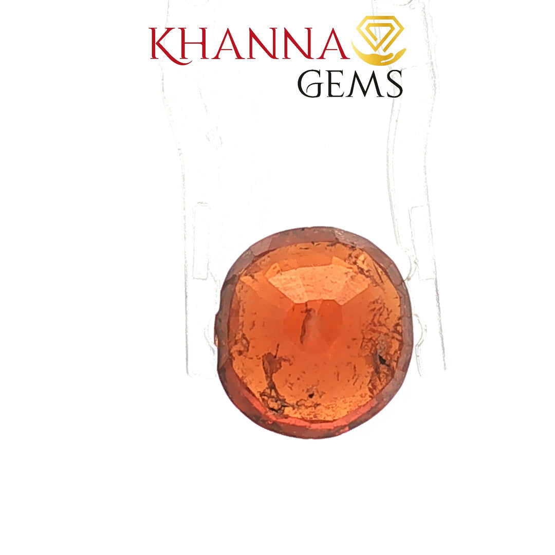 4.40/Carat Natural Hessonite Stone with Govt. Lab Certificate-77703