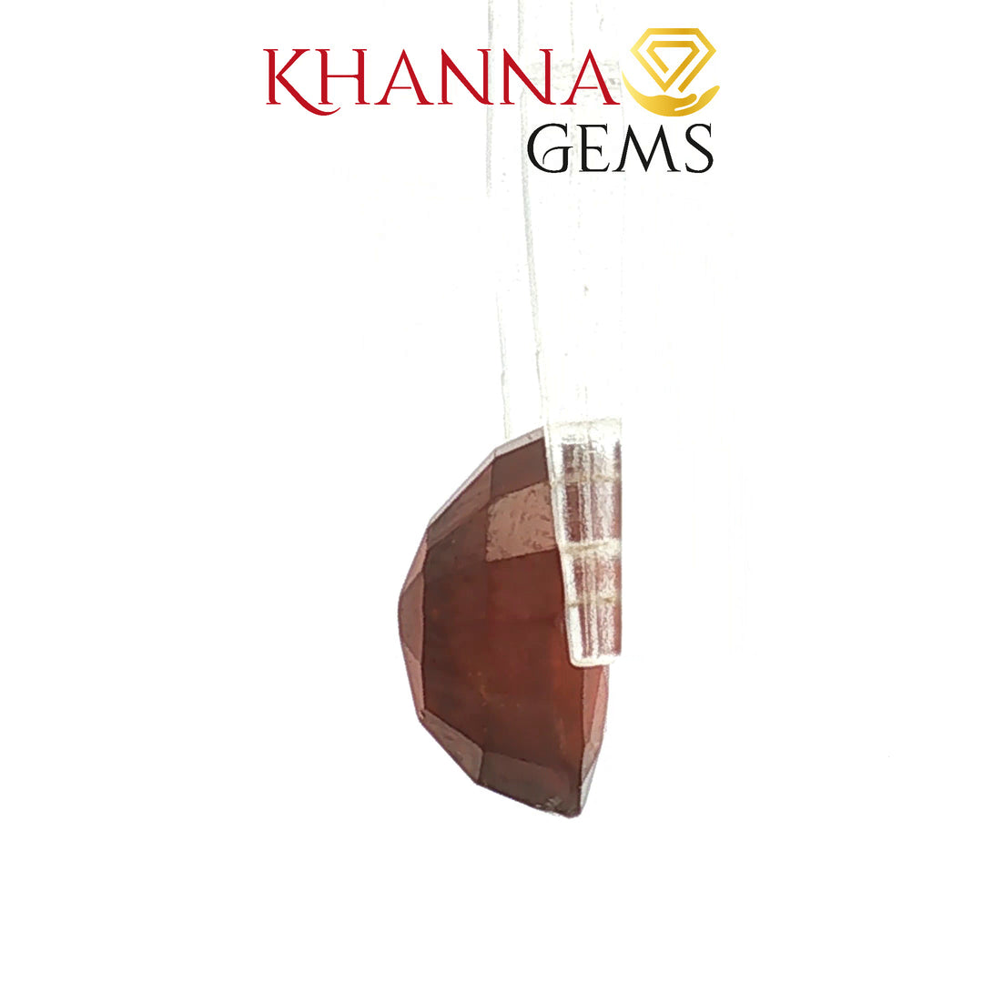 5.74/Carat Natural Hessonite Stone with Govt. Lab Certificate-81588