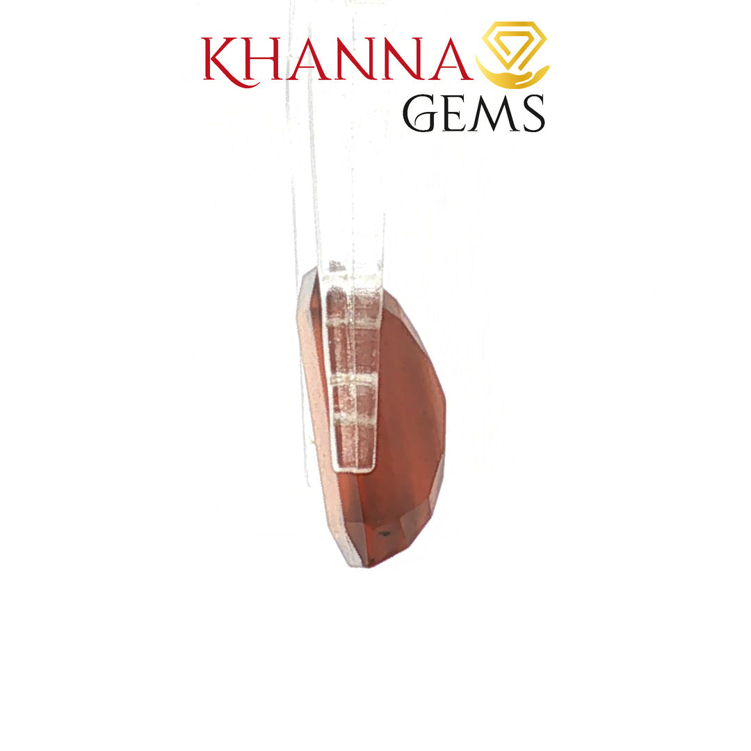 4.03/Carat Natural Hessonite Stone with Govt. Lab Certificate- 86126