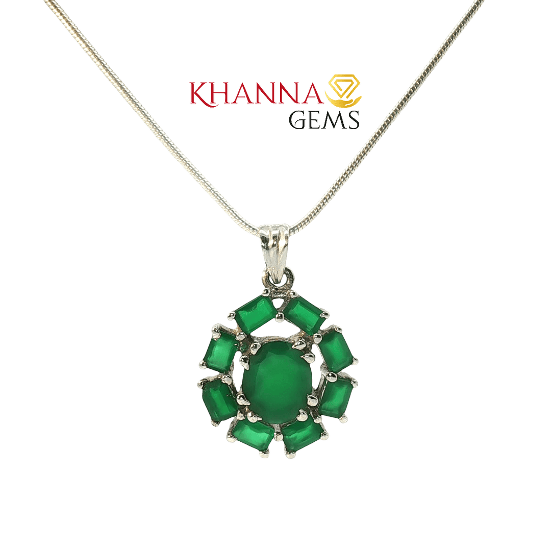 8.00/GM Green Onyx Pendent - N0055