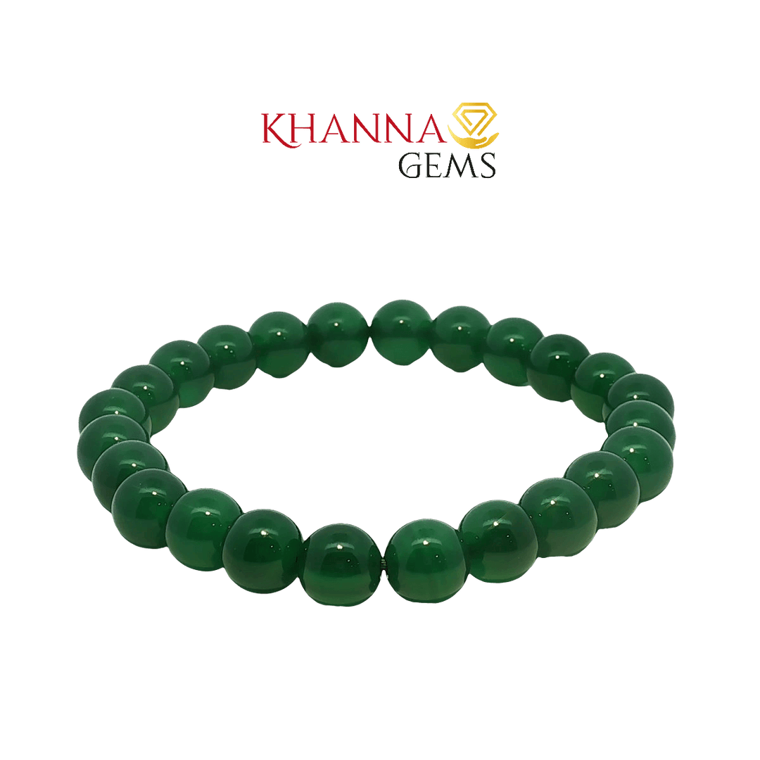 Premium Green Onyx 8MM Round Gemstone Beads – NOO6007