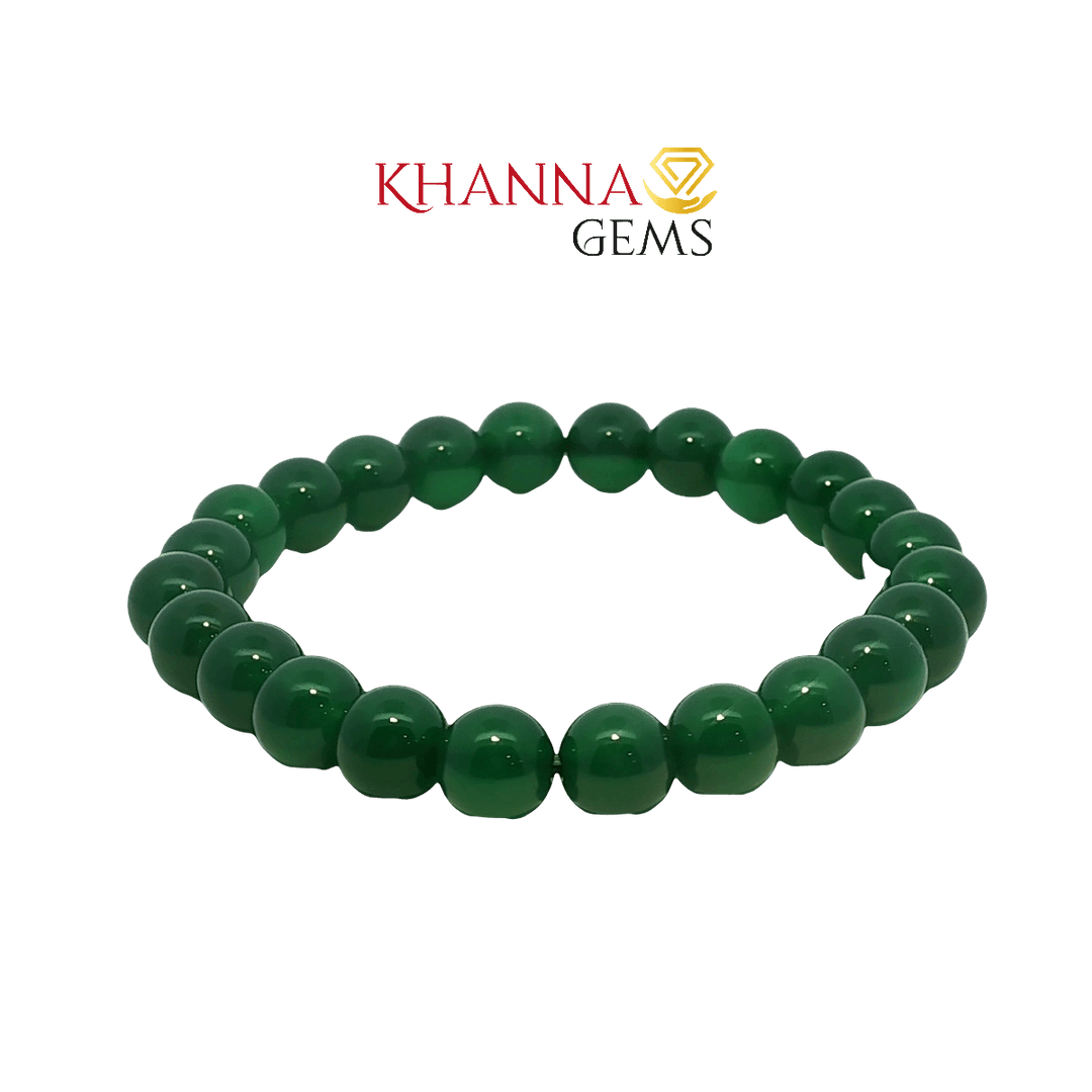Premium Green Onyx 8MM Round Gemstone Beads – NOO6007