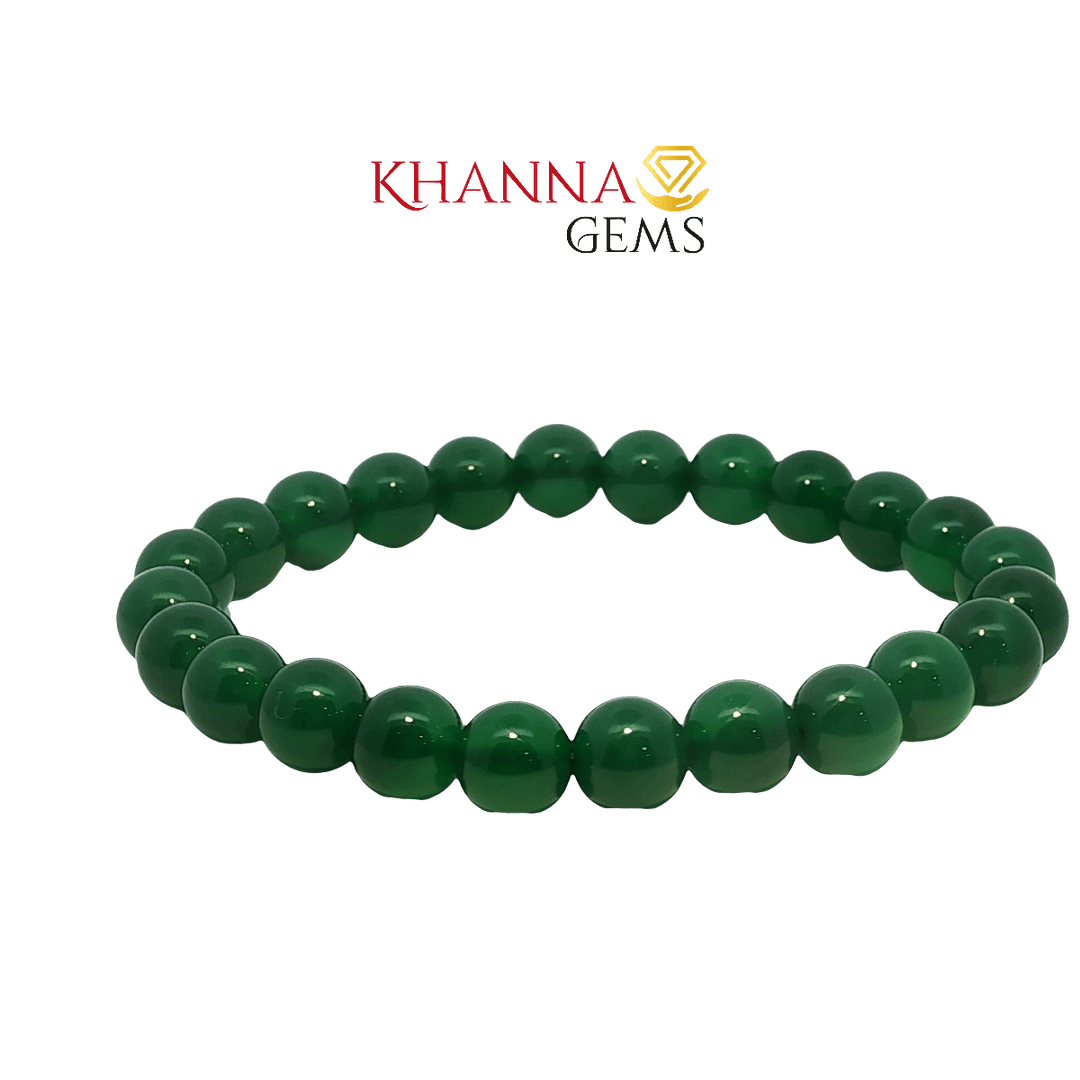 Premium Green Onyx 8MM Round Gemstone Beads – NOO6007