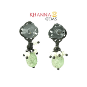 4.40/GM Royal Green Quartz Earrings - G0053
