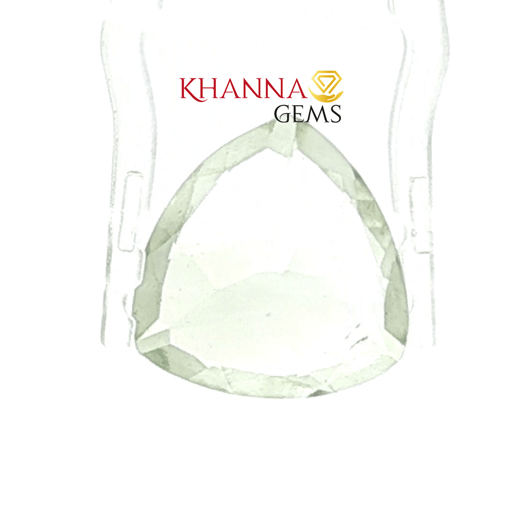 8.65/CT Natural Certified Green Amethyst Gemstone -GAMETRA038