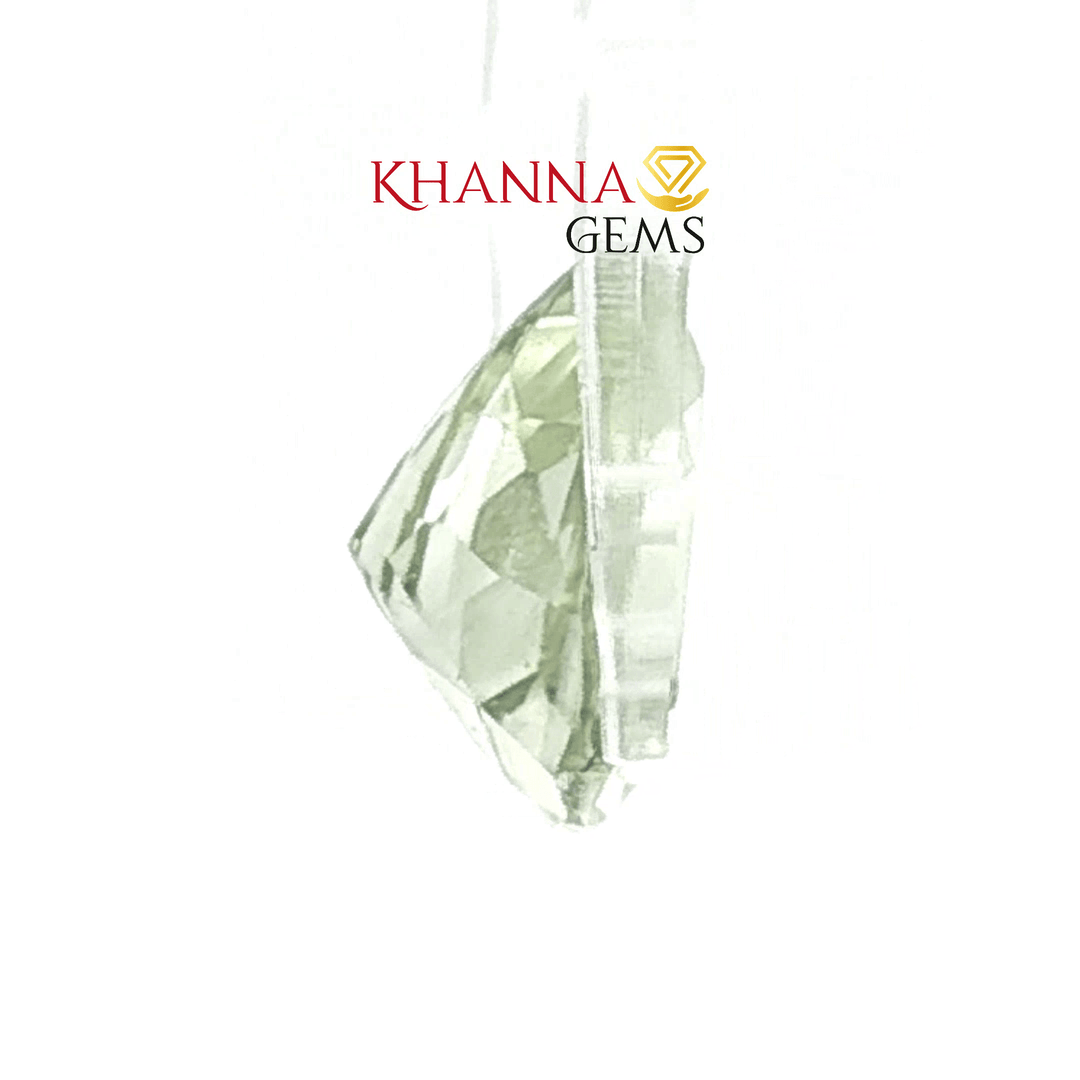 8.65/CT Natural Certified Green Amethyst Gemstone -GAMETRA038