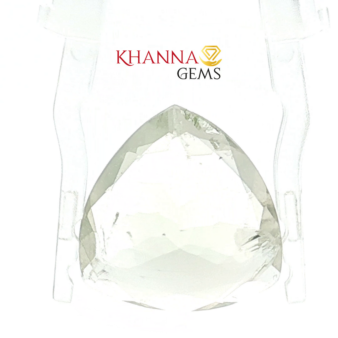 11.35/CT Natural Certified Green Amethyst Gemstone -GAMETRA044
