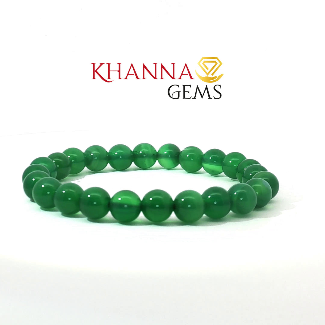 Natural Green Onyx Bracelet