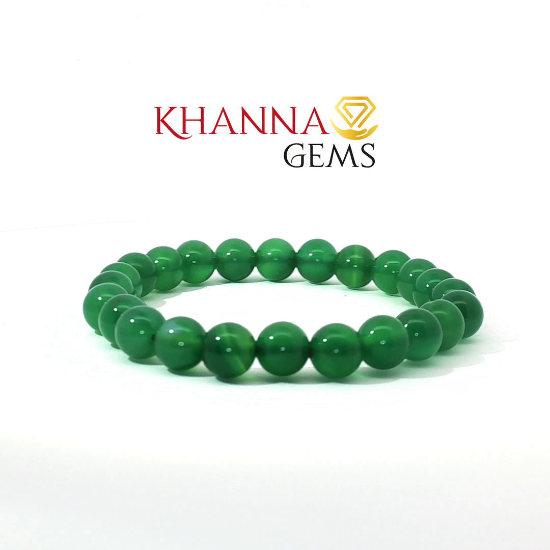 Natural Green Onyx Bracelet