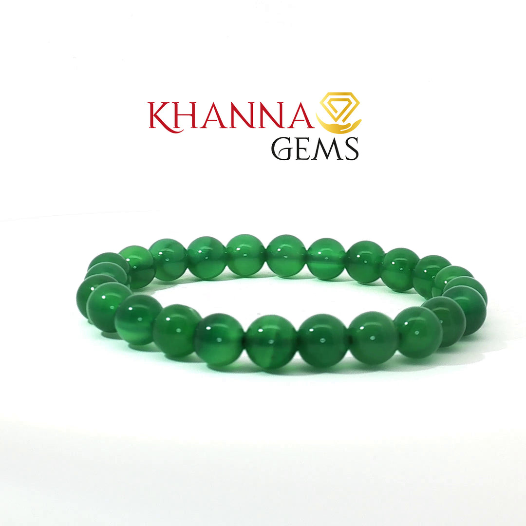 Natural Green Onyx Bracelet
