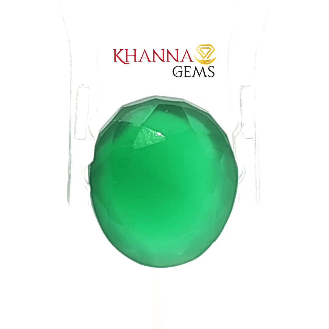 5.87/CT Natural Certified Green Onyx Gemstone -201558