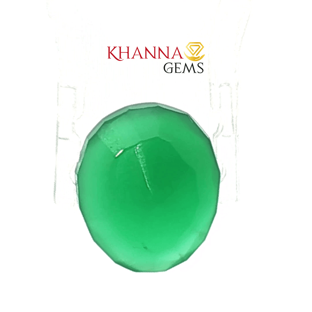 5.87/CT Natural Certified Green Onyx Gemstone -201558