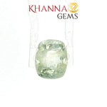 Load image into Gallery viewer, 5.96/CT Natural Green Sapphire stone with Govt. Lab Certificate-106385