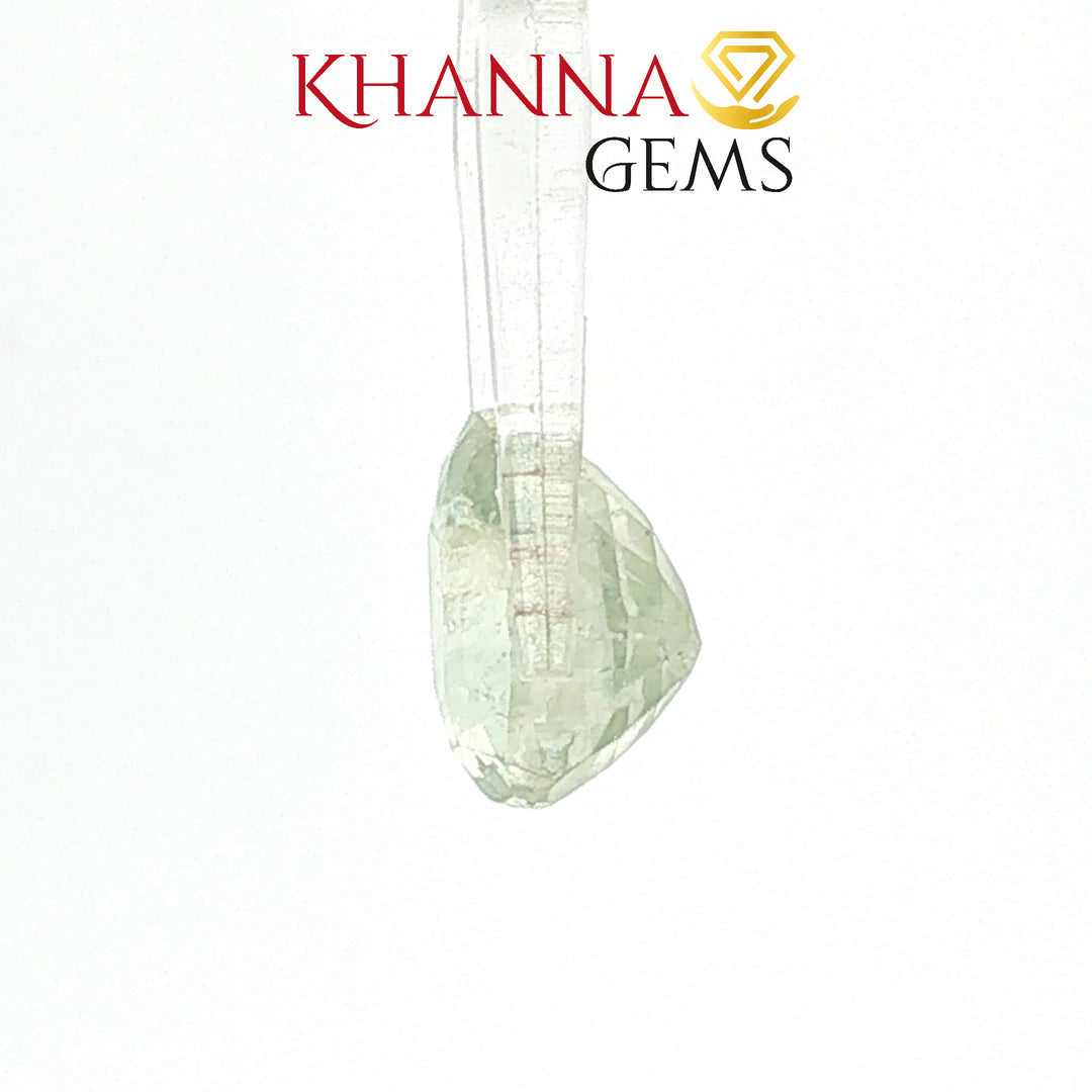 5.96/CT Natural Green Sapphire stone with Govt. Lab Certificate-106385