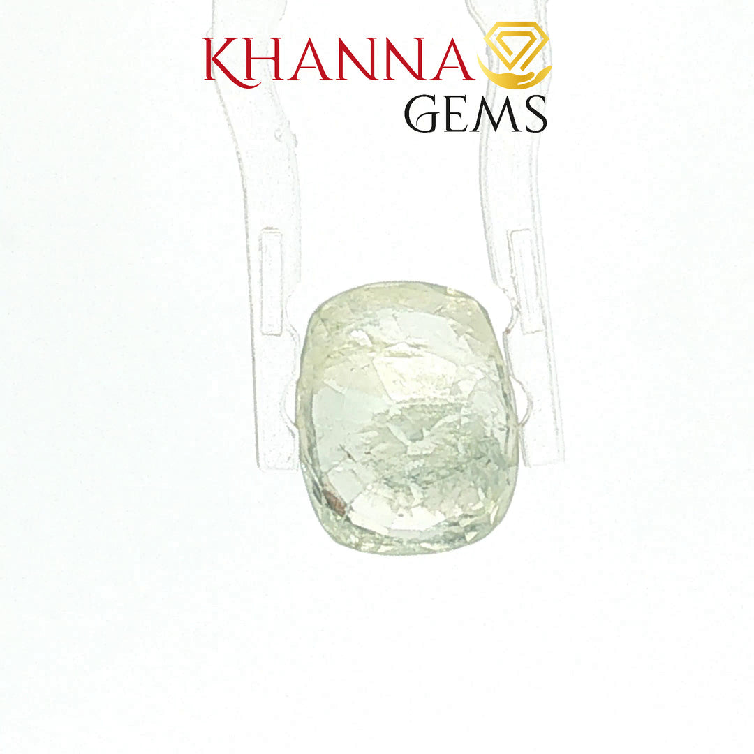 5.96/CT Natural Green Sapphire stone with Govt. Lab Certificate-106385