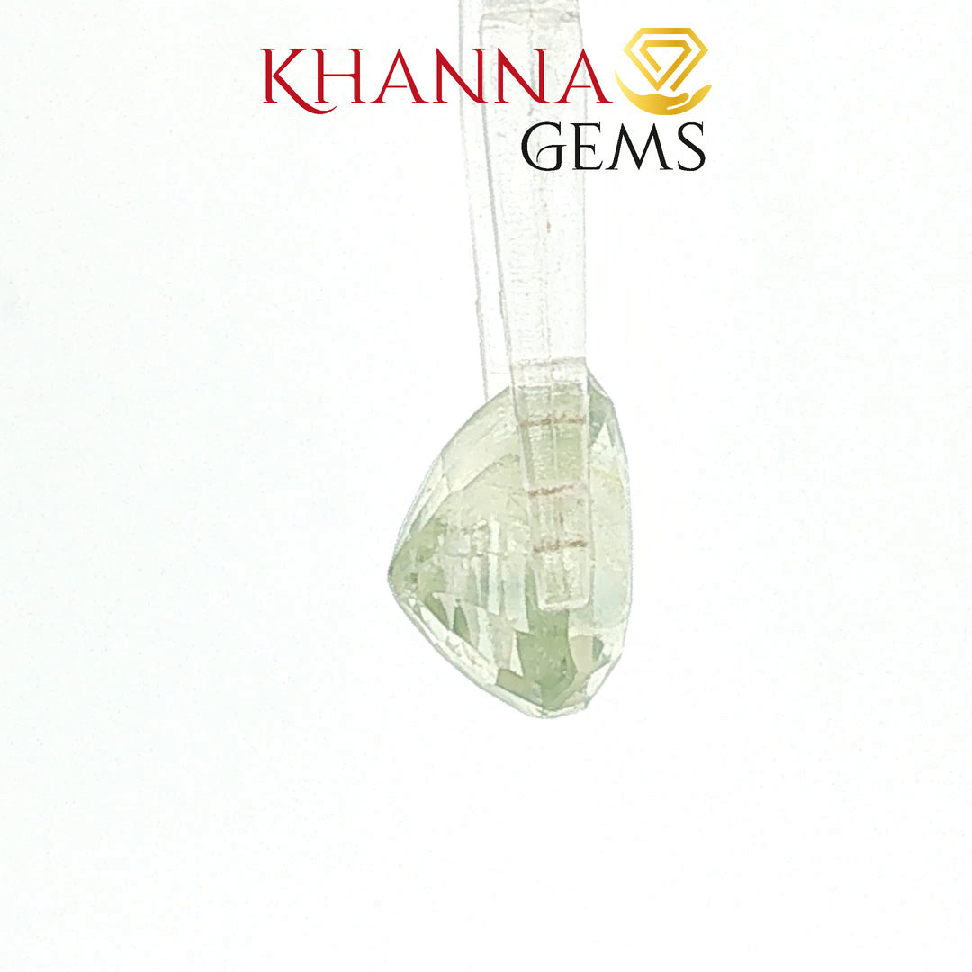 5.96/CT Natural Green Sapphire stone with Govt. Lab Certificate-106385