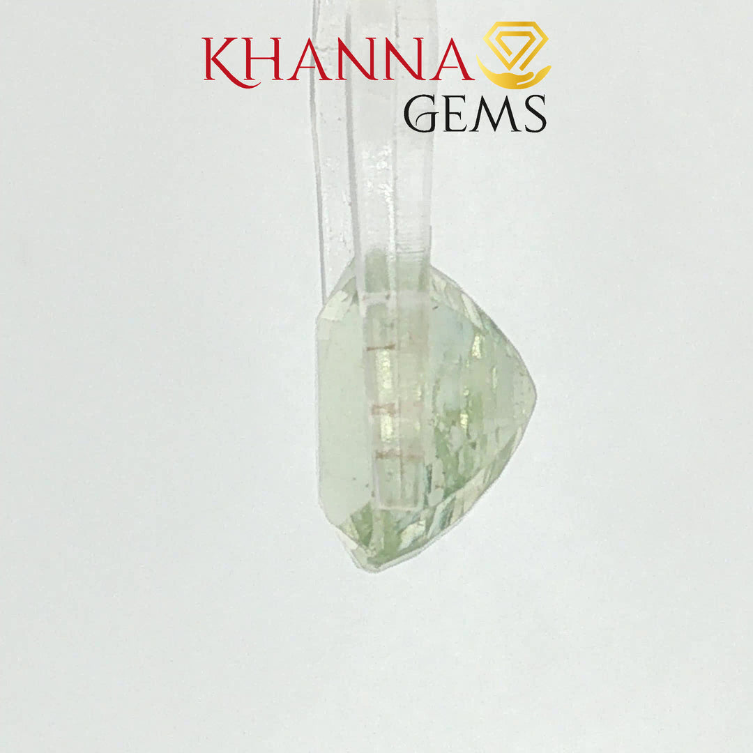 7.41/CT Natural Green Sapphire with Govt. Lab Certificate-1402D3016