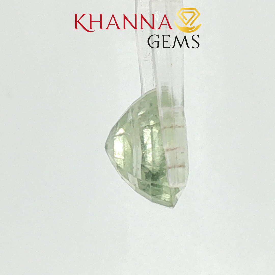 7.41/CT Natural Green Sapphire with Govt. Lab Certificate-1402D3016