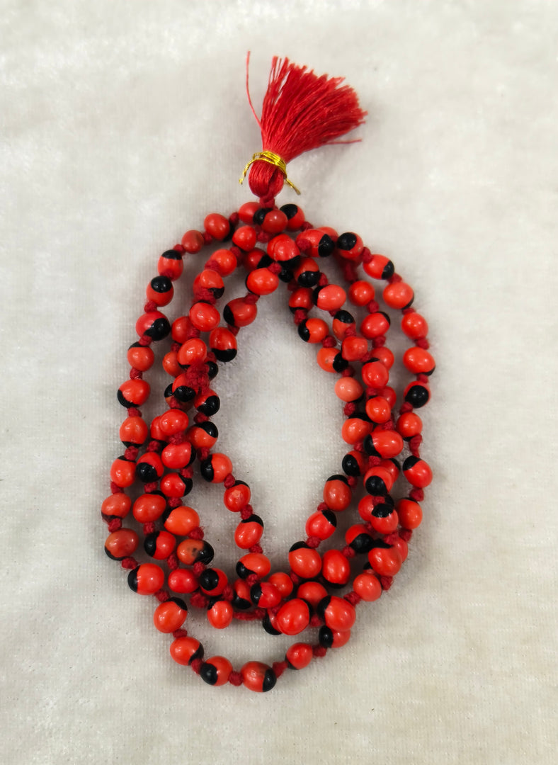 GUNJA MALA/RED GUNJA MALA/CHIRMI MALA/LAL RATTI MALA - KG01