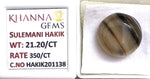 Load image into Gallery viewer, 21.20/Carat Suleimani Hakik-(350)
