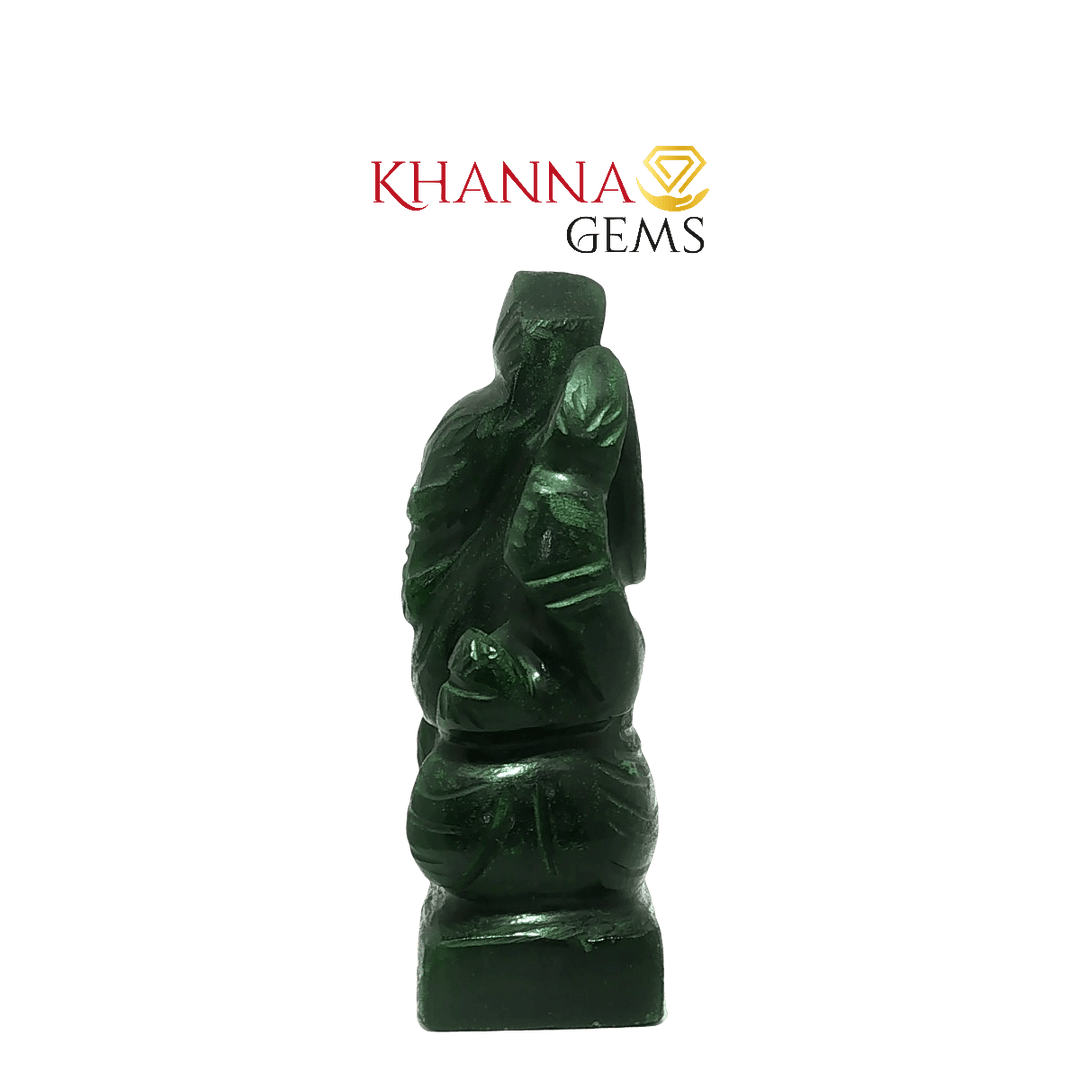 114.90/GM JADE STONE GANPATI - JADGAN001