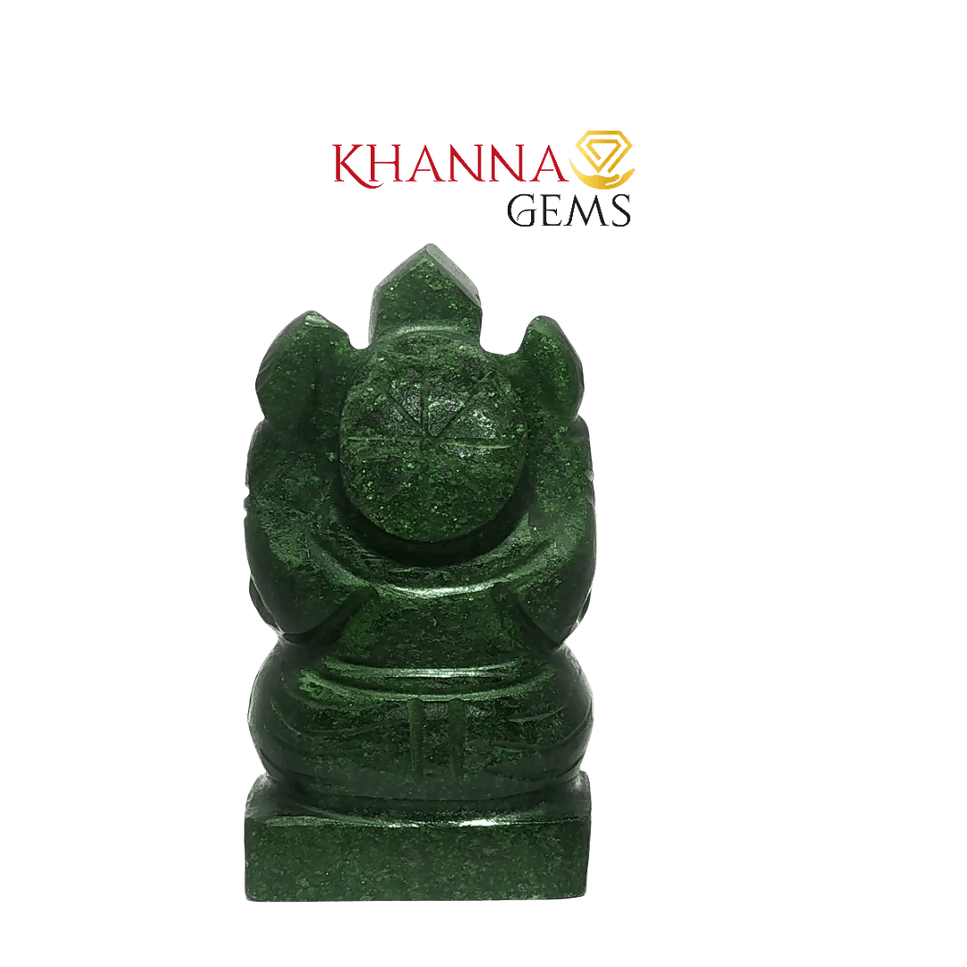 114.90/GM JADE STONE GANPATI - JADGAN001