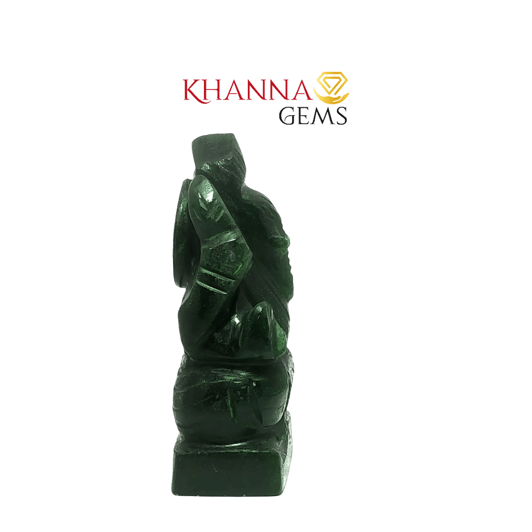 114.90/GM JADE STONE GANPATI - JADGAN001