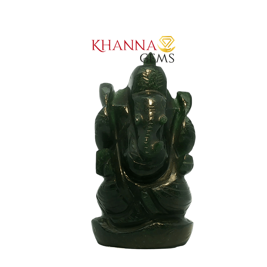 201.70/GM JADE STONE GANPATI - JADGAN002