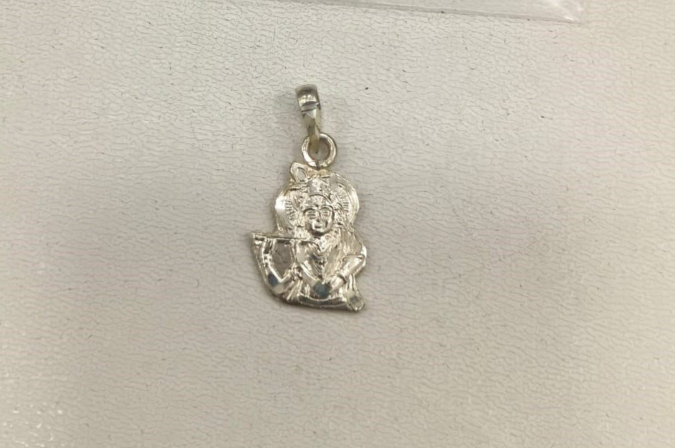 2.90/GM KRISHNA SILVER PENDANT  (400)